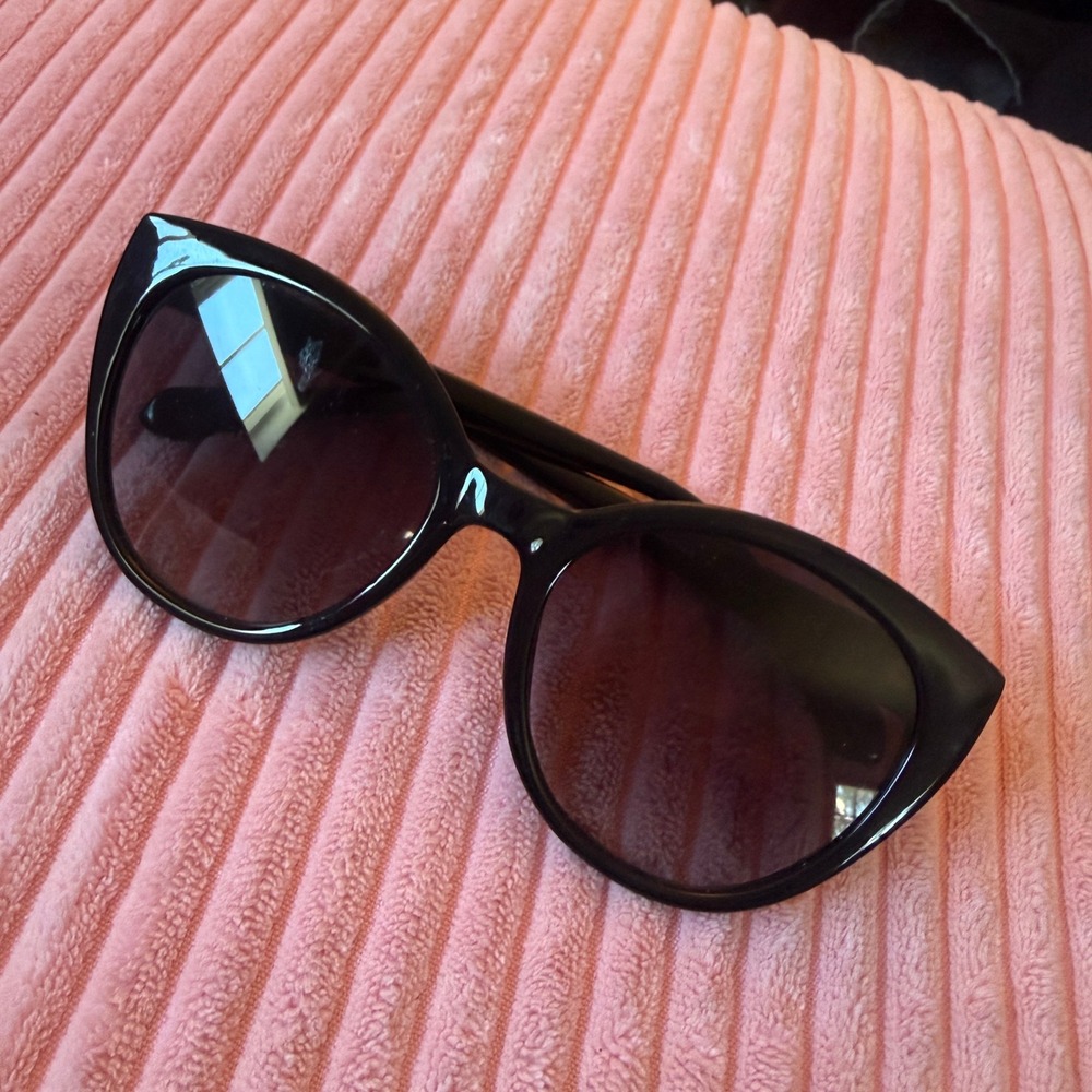 Kate Spade Samantha/S Sunglasses Womens 54mm Black Cat Eye SAMANTHA/S
